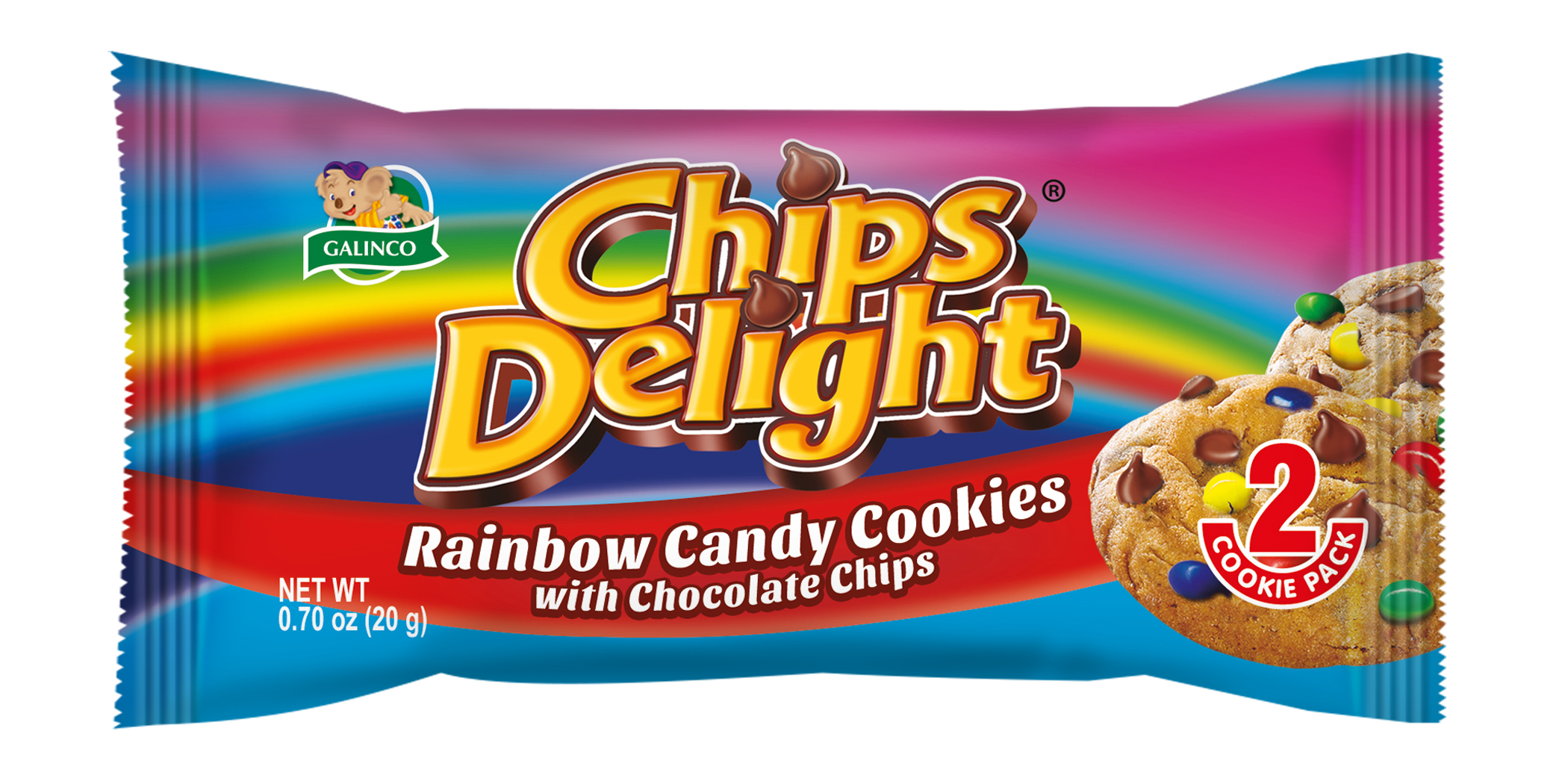 Chips Delight Rainbow Candy Cookies | GALINCO